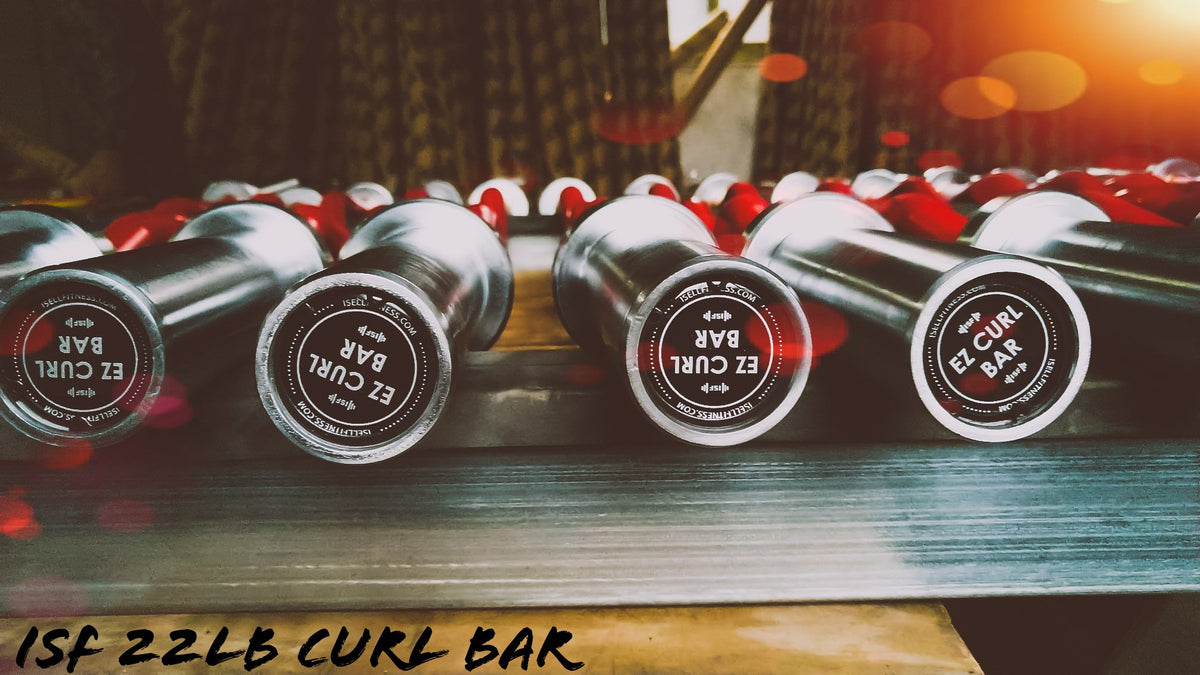 Achieve The Peak With EZ Curl Bar Bicep Curls ISF Fitness Equipment