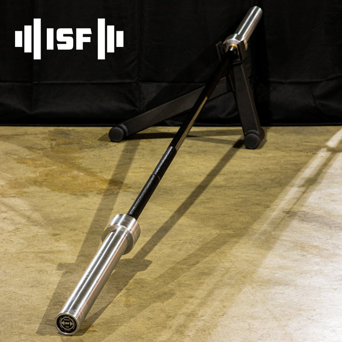 ISF Deadlift Bar Black Oxide Chre Sleeves