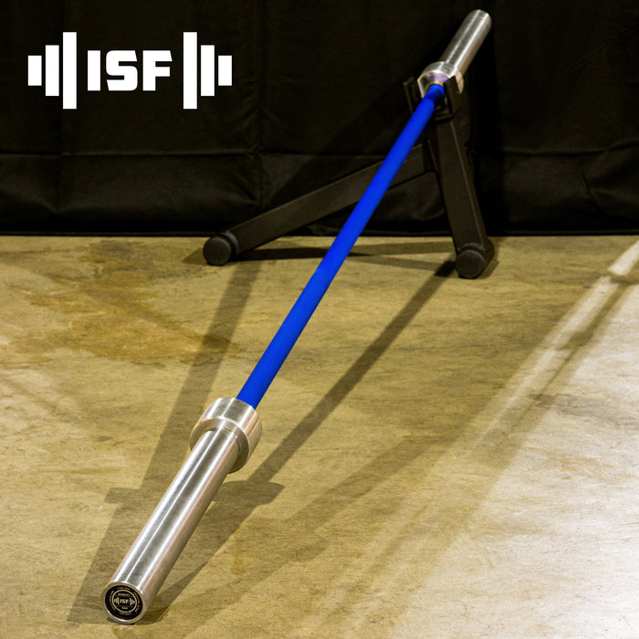 ISF Deadlift Bar Blue Cerakote