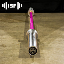 Load image into Gallery viewer, Pink ISF Ceraakote Deadlift 27mm Barbell