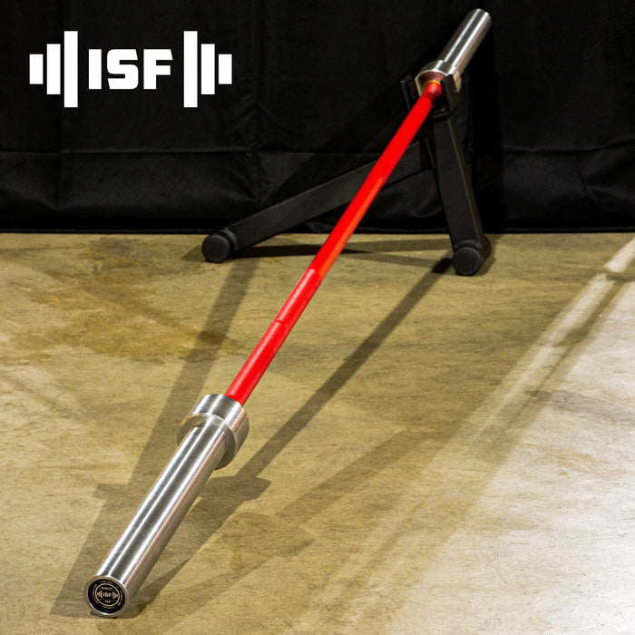 ISF Deadlift Bar Red Ceramic 27mm