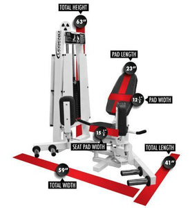 INNER - OUTER THIGH COMBO - 964 Legend Abductor / Adductor Machine