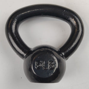 I Sell Fitness (ISF) 5 LB Kettlebell Single Kettleballs