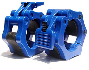 ISF Locking Collars Blue Barbell Clamps