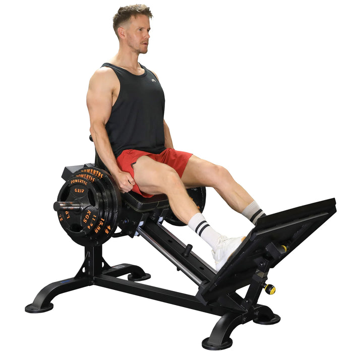 Powertec Compact Leg Sled P-CLS23 - Compact Leg Press, 700lb Capacity ...