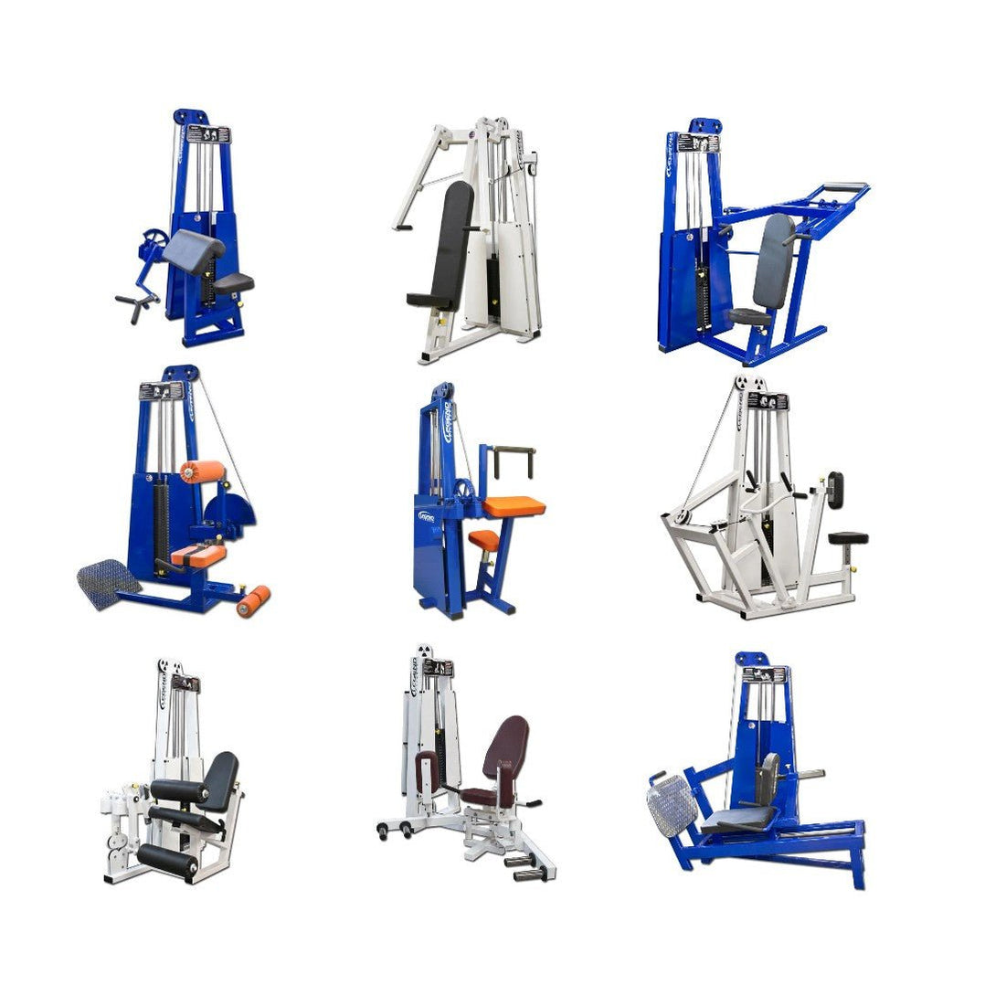 Small Commercial Gym Package 9 Pin Select Machines Circuit CGPS — ISF ...