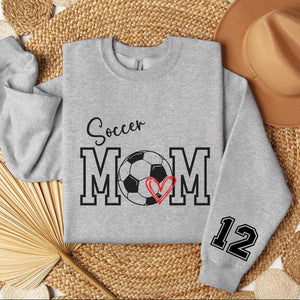 Soccer Mom Sweatshirt Customized w/ Child's Number