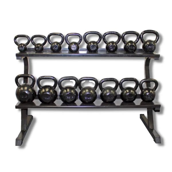2-Tier Horizontal Kettlebell Rack KBR-14 Troy — ISF Fitness Equipment