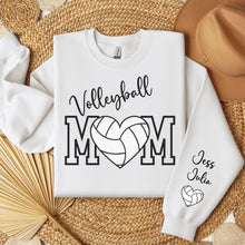 Load image into Gallery viewer, Volleyball Mom Sweatshirt Customized w/ Child&#39;s Number