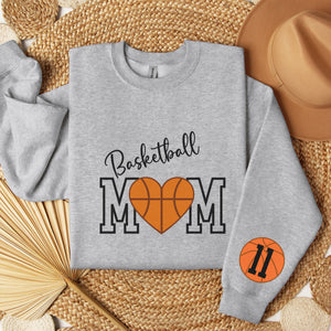 Basketball Mom Sweatshirt Customized w/ Child's Number
