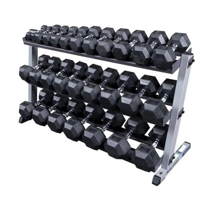 HOT Rubber Hex Body Power Hex Dumbbells Body-Solid Rubber