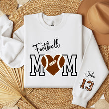 Load image into Gallery viewer, Football Mom Sweatshirt Customized w/ Child&#39;s Number