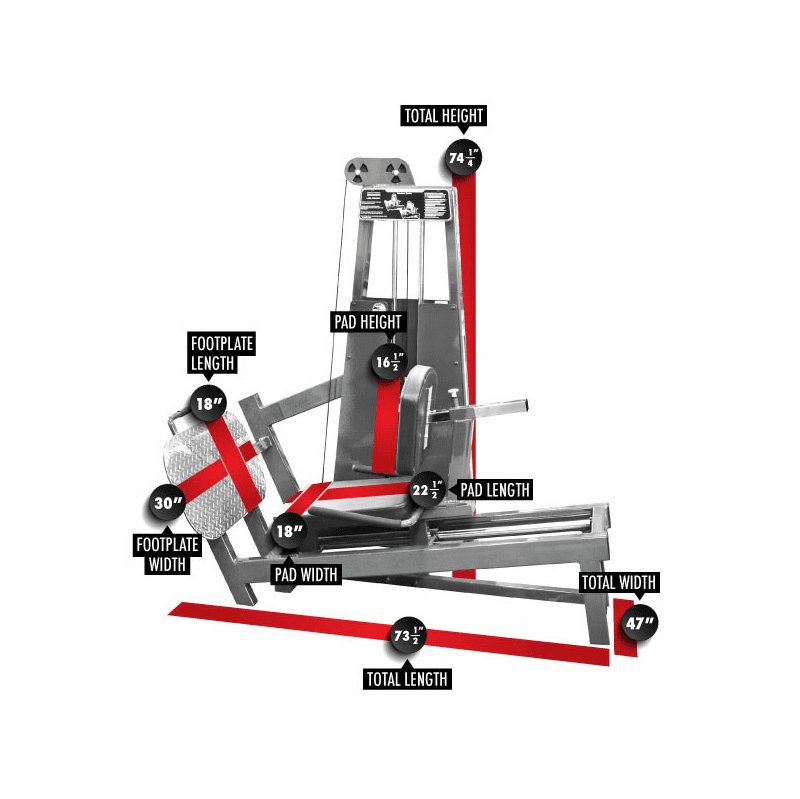 Seated Leg Press 931 Legend — ISF Fitness Equipment