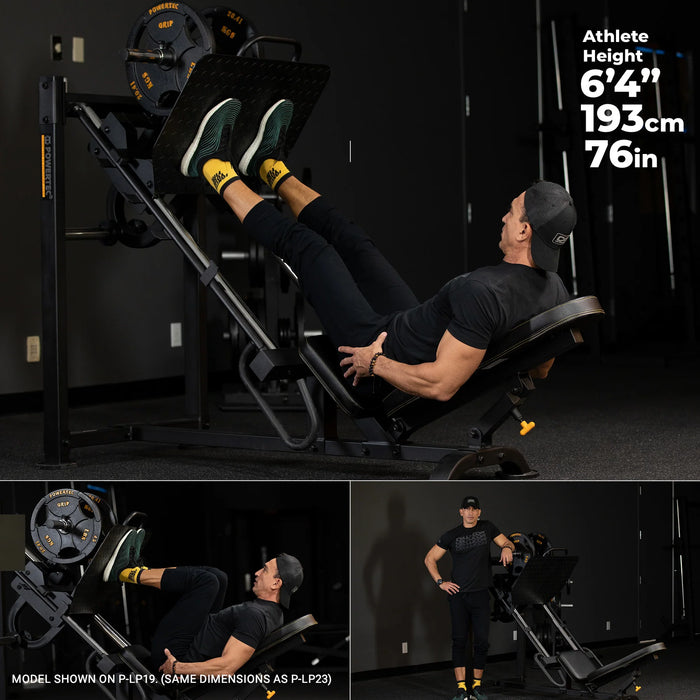 Powertec Leg Press Machine P-LP23 - Compact, High Capacity, Smooth ...