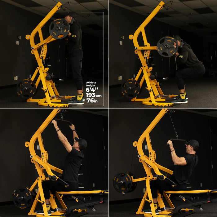Powertec Workbench LeverGym® WB-LS20-YY with Detachable Bench and Powertec Workbench LeverGym® WB-LS20-YY with Detachable Bench and