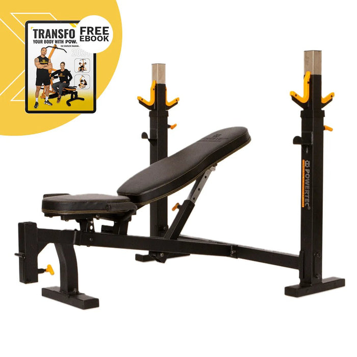 Powertec Workbench® Olympic Bench WB-OB20 — ISF Fitness Equipment Powertec Workbench® Olympic Bench WB-OB20 — ISF Fitness Equipment