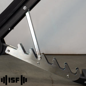 ISF Adjustable Weight Bench FID Black Ladder 1000LB