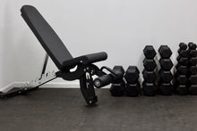 Load image into Gallery viewer, ISF Rubber Hex Dumbbells + Weight Bench Package
