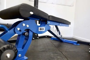 ISF Adjustable Weight Bench FID Blue 1000LB