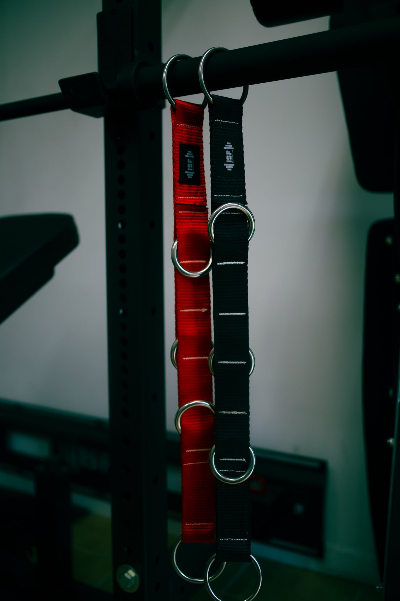 ISF Powerlifting Chain Loading Straps EZ SquatBench Loader Strap ISF