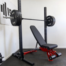 Load image into Gallery viewer, ISF Home Gym Pacakge Barbell Weight Plates Bench Squat Rack Incline 72&quot;