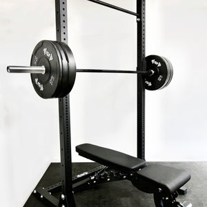 ISF Home Gym Package: 92" Rack, Barbell, Plates, Bench