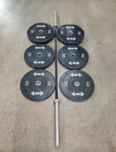 Load image into Gallery viewer, ISF Bumper Plates and Olympic Barbell Set