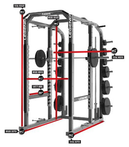 POWER CAGE LEGEND FITNESS PRO SERIES - 3221